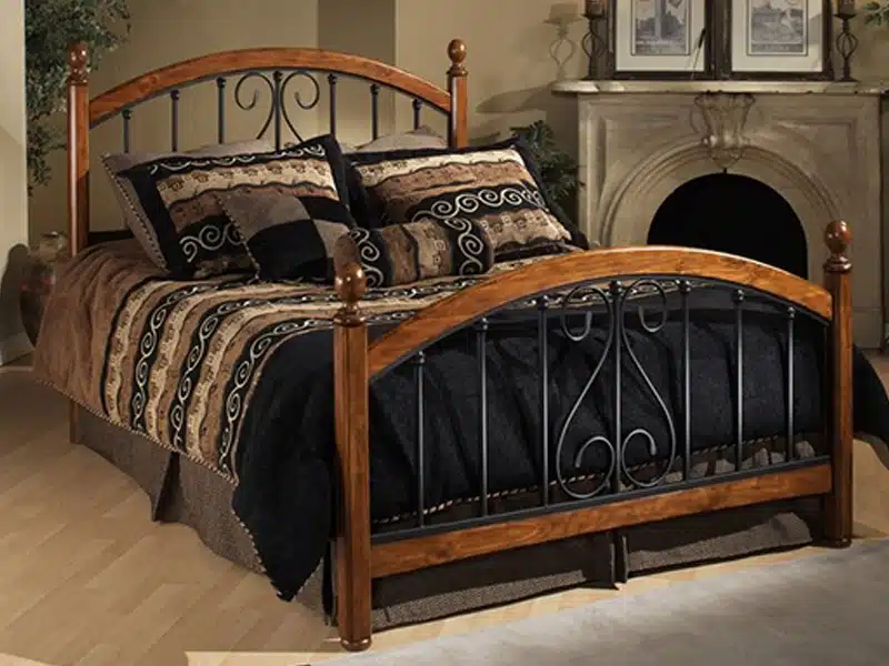 Cama 2 plazas Pino