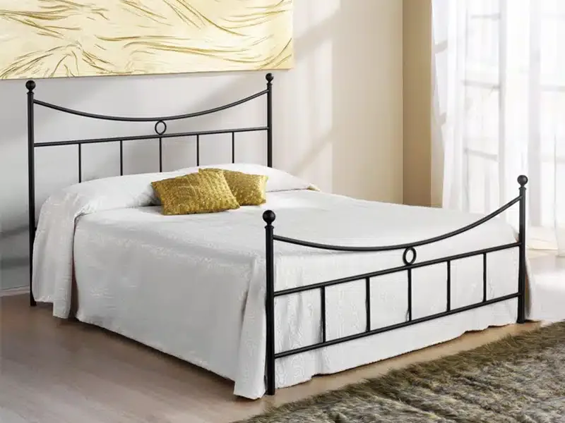 Cama fierro arco con aro
