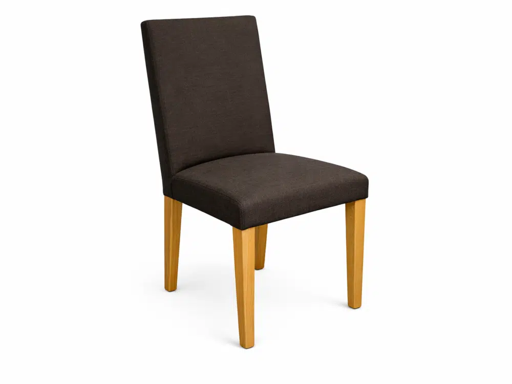 Silla tapizada patas de madera